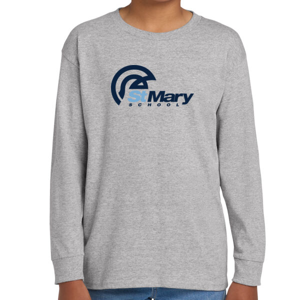 St. Mary's School Spirit Youth Heavy Cotton 100% Cotton Long Sleeve T Shirt Thumbnail