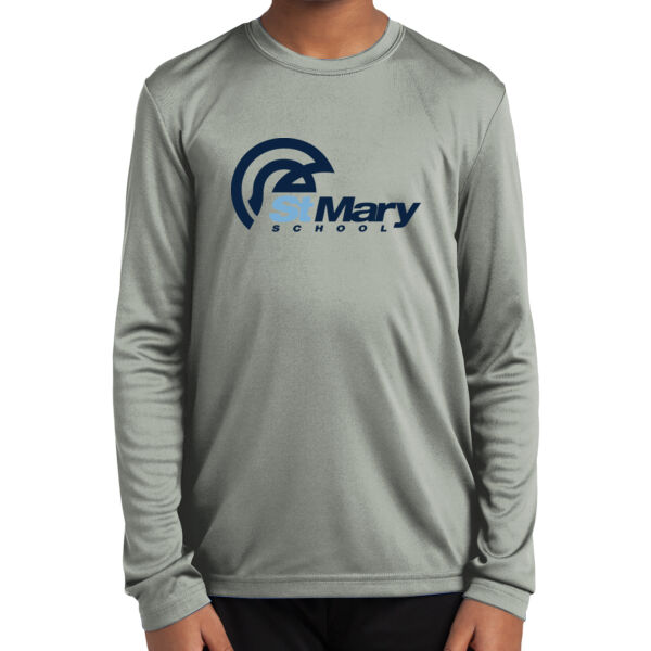 St. Mary's School Spirit Youth Long Sleeve PosiCharge Competitor Tee Thumbnail